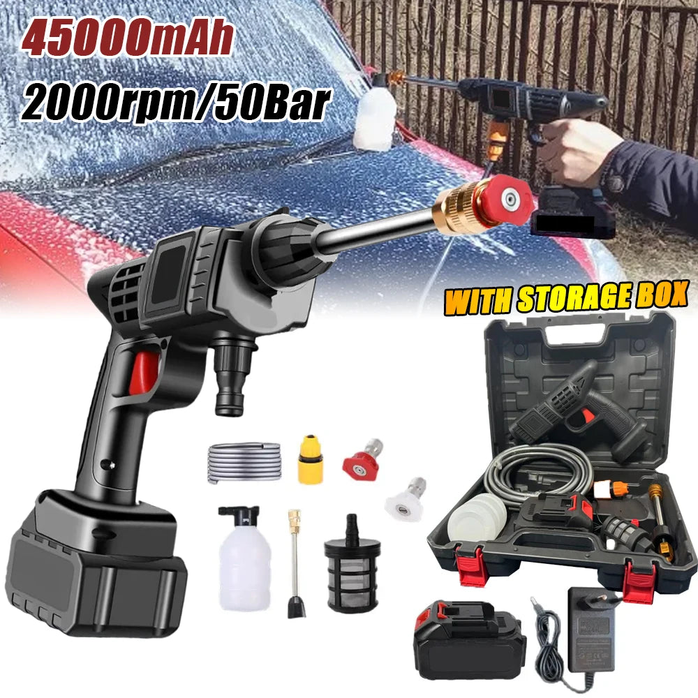 HIDROLAVADORA PORTATIL 2 BATERIAS (48V)