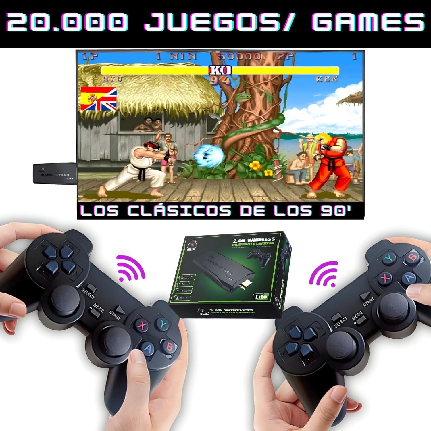 Consola Retro Portátil de Juegos